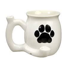 Roast & Toast Paw Print Ceramic Pipe Mug