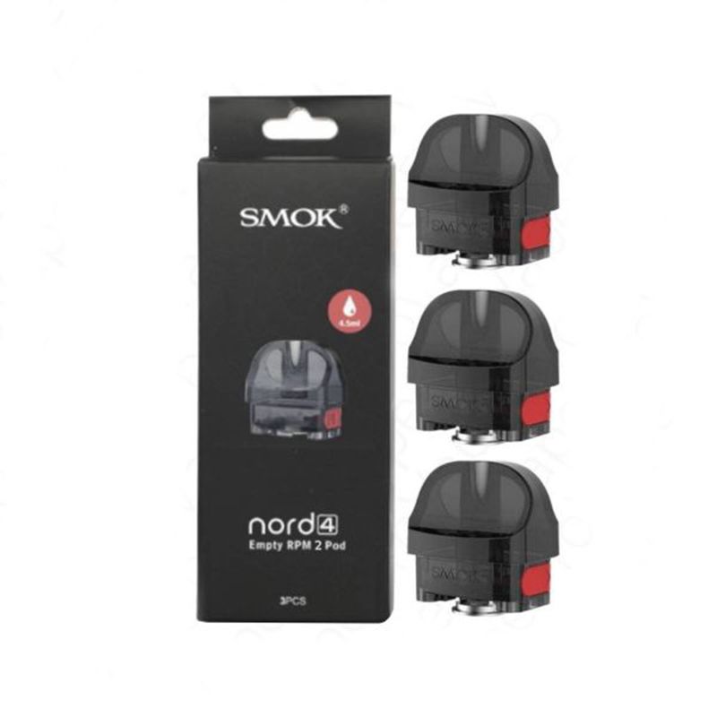 Single, SMOK Nord 4 (RPM 2 Coil) Replacement Empty Cartridge 4.5ml