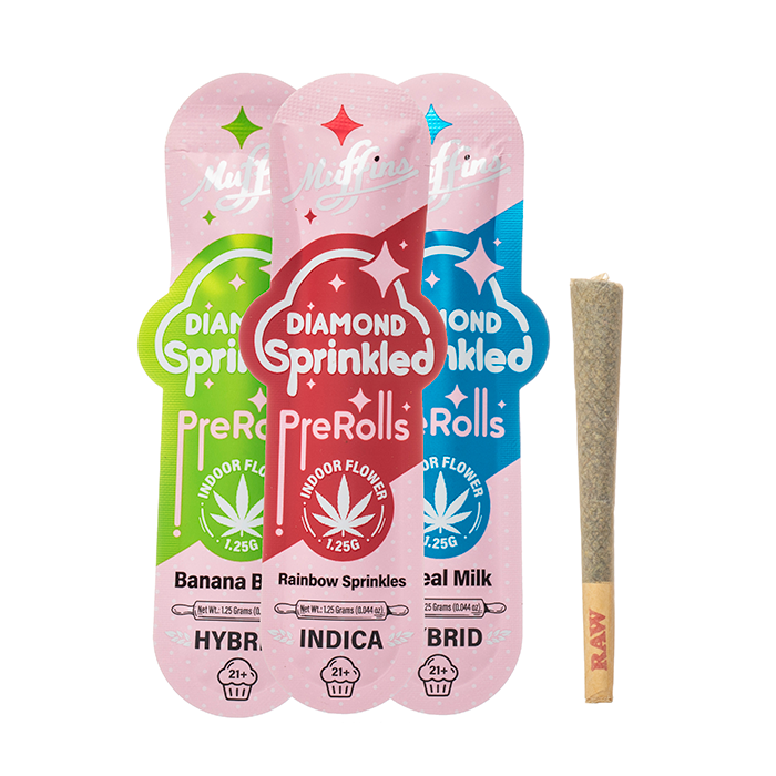 Muffins Diamond Sprinkled 1.25G Pre Roll