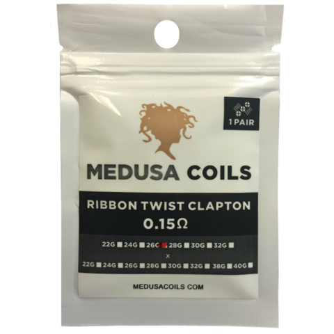 Ribbon Twist Clapton Pack by Medusa Coils