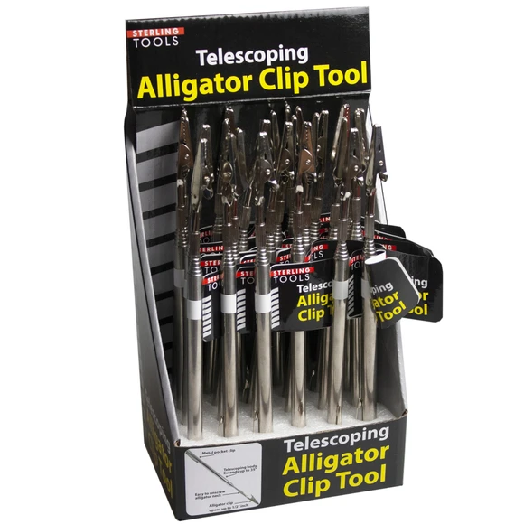 Single Alligator Clip with Telescoping Handle, 1pc