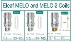 Single, Eleaf EC Series replacement coil for MELO, & , iJust tanks