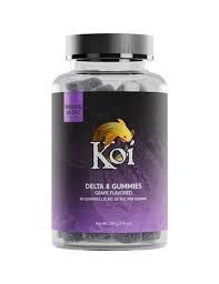 Koi Delta 8 Gummies Jar of 60 Strawberry