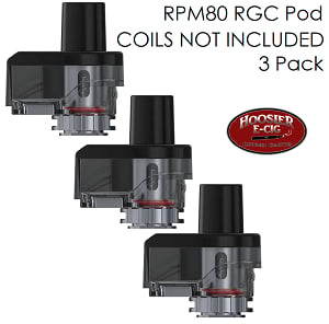 Single SMOK RPM 80 RGC Replacement Cartridge, 5ml, Coils Not Included