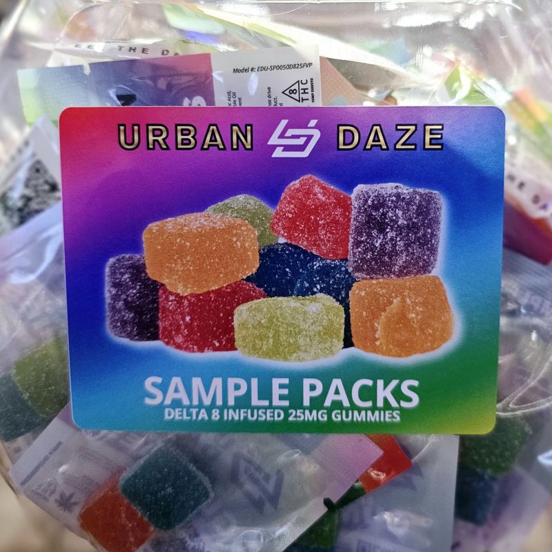 Urban Daze 25mg Delta 8 Gummy 2 Pack